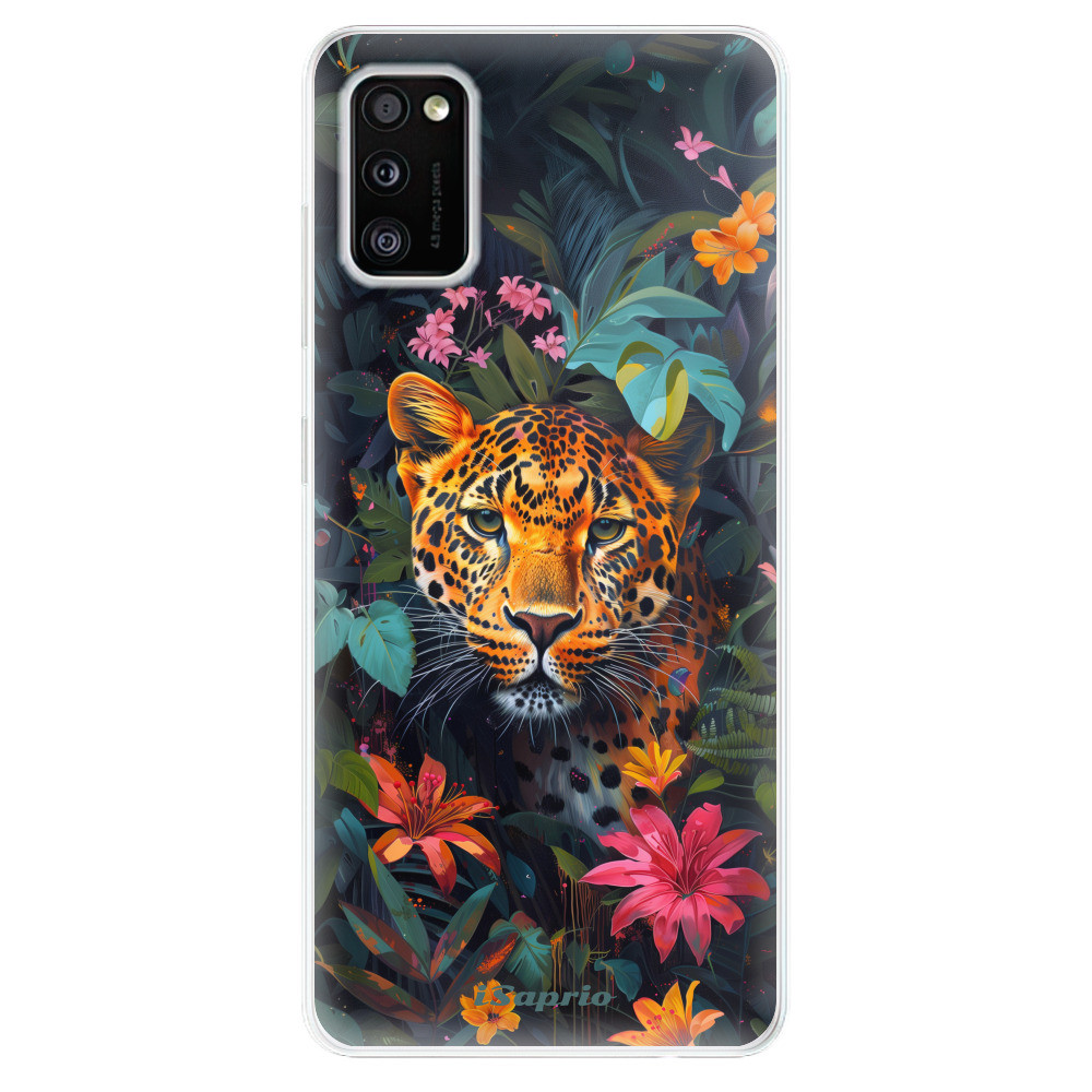 Odolné silikónové puzdro iSaprio - Flower Jaguar - Samsung Galaxy A41