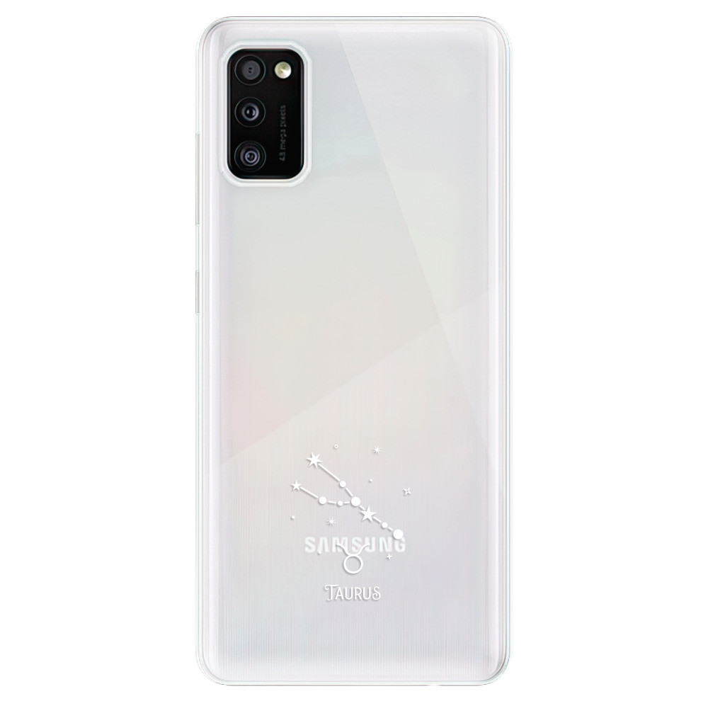 Odolné silikónové puzdro iSaprio - čiré - Býk - Samsung Galaxy A41