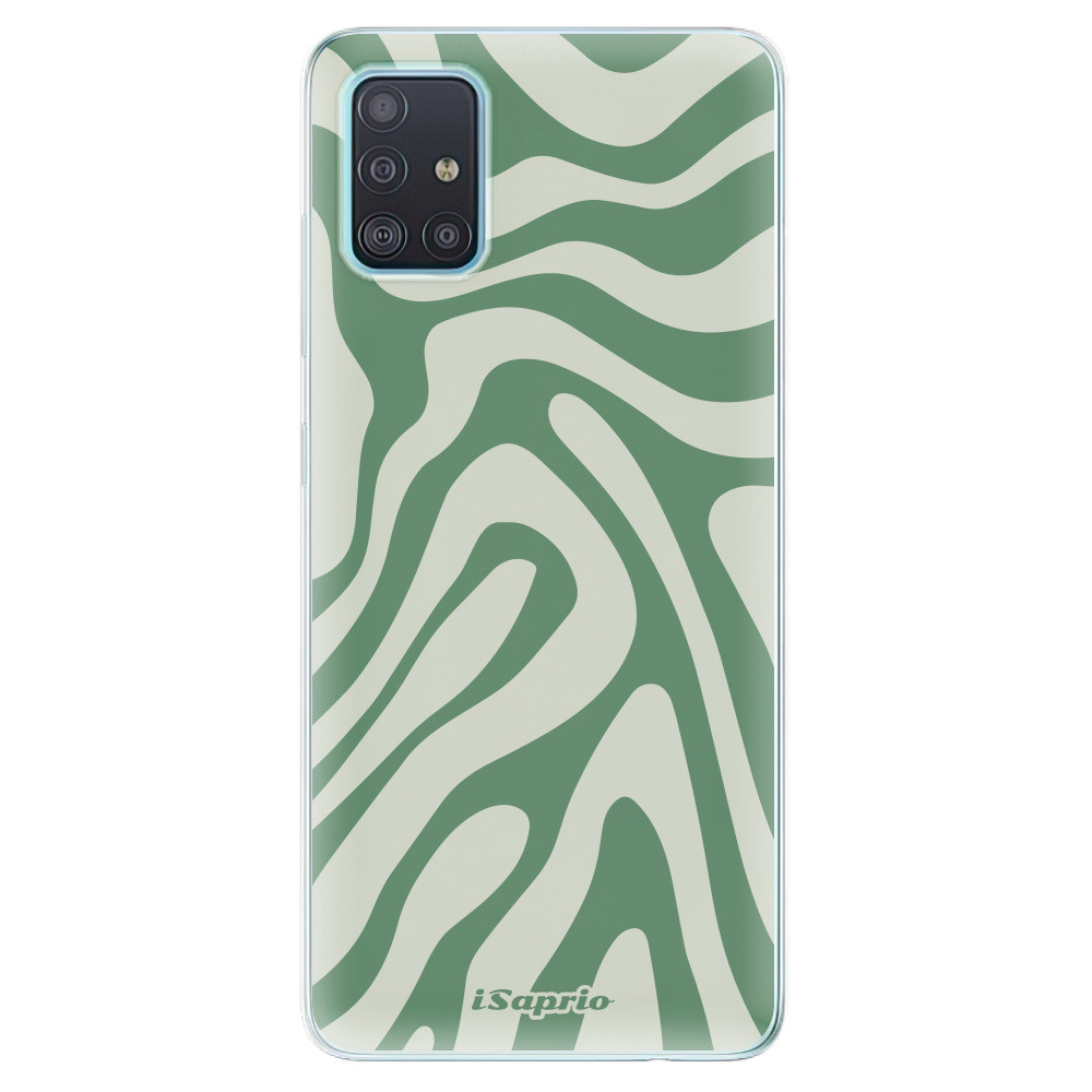 Odolné silikónové puzdro iSaprio - Zebra Green - Samsung Galaxy A51