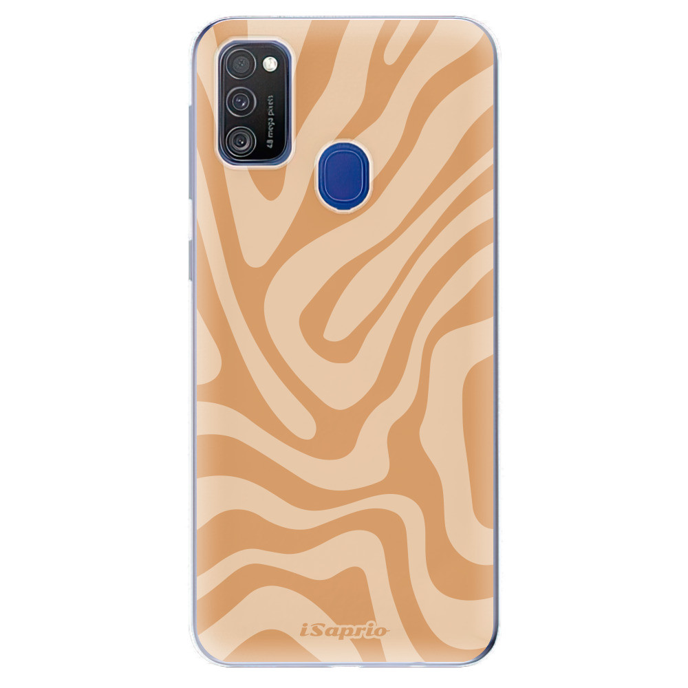 Odolné silikónové puzdro iSaprio - Zebra Orange - Samsung Galaxy M21