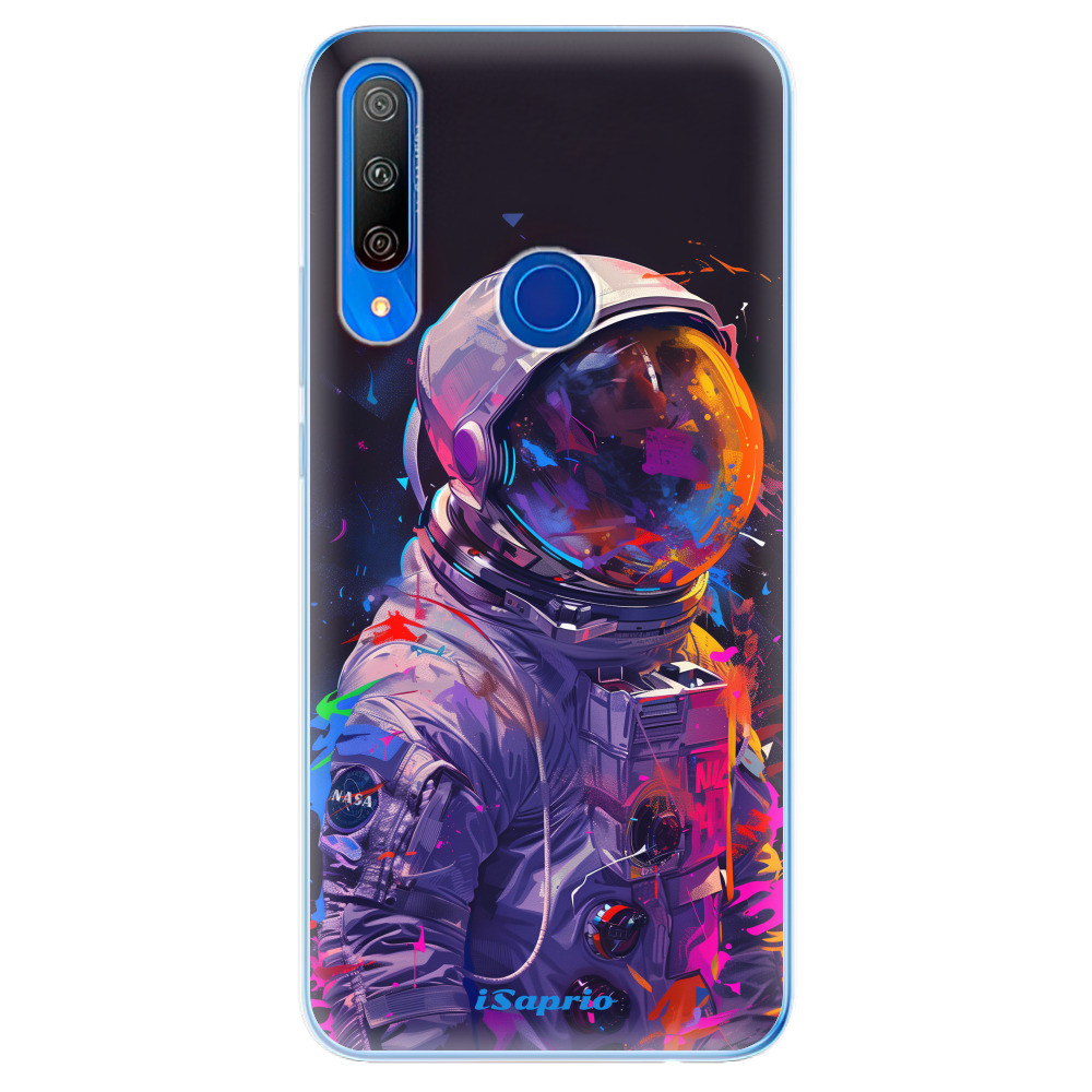 Odolné silikónové puzdro iSaprio - Neon Astronaut - Huawei Honor 9X