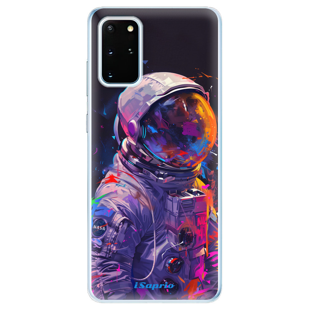 Odolné silikónové puzdro iSaprio - Neon Astronaut - Samsung Galaxy S20+
