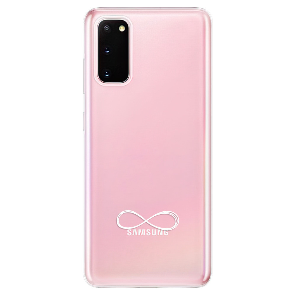 Odolné silikónové puzdro iSaprio - čiré - Infinity - Samsung Galaxy S20