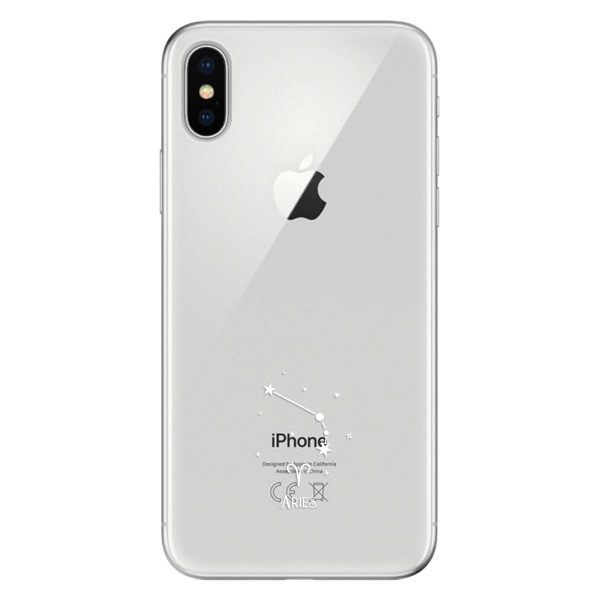 Odolné silikónové puzdro iSaprio - čiré - Beran - iPhone X