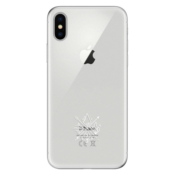 Odolné silikónové puzdro iSaprio - čiré - Elements - iPhone X