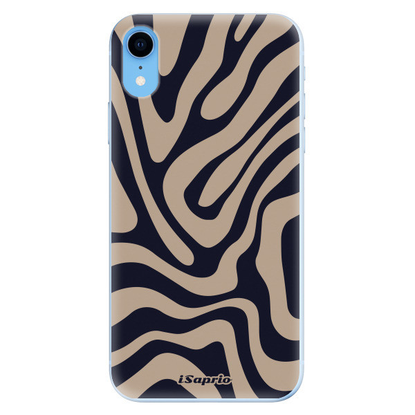 Odolné silikónové puzdro iSaprio - Zebra Black - iPhone XR