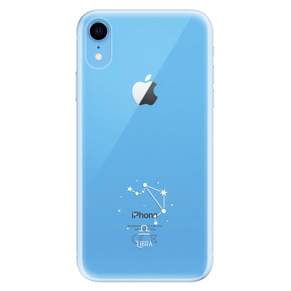 Odolné silikónové puzdro iSaprio - čiré - Váhy - iPhone XR