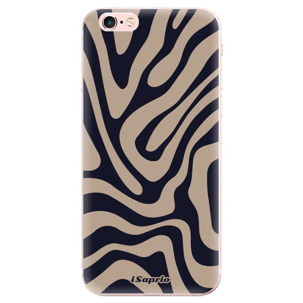Odolné silikónové puzdro iSaprio - Zebra Black - iPhone 6 Plus/6S Plus