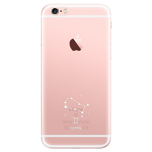 Odolné silikónové puzdro iSaprio - čiré - Blíženci - iPhone 6 Plus/6S Plus