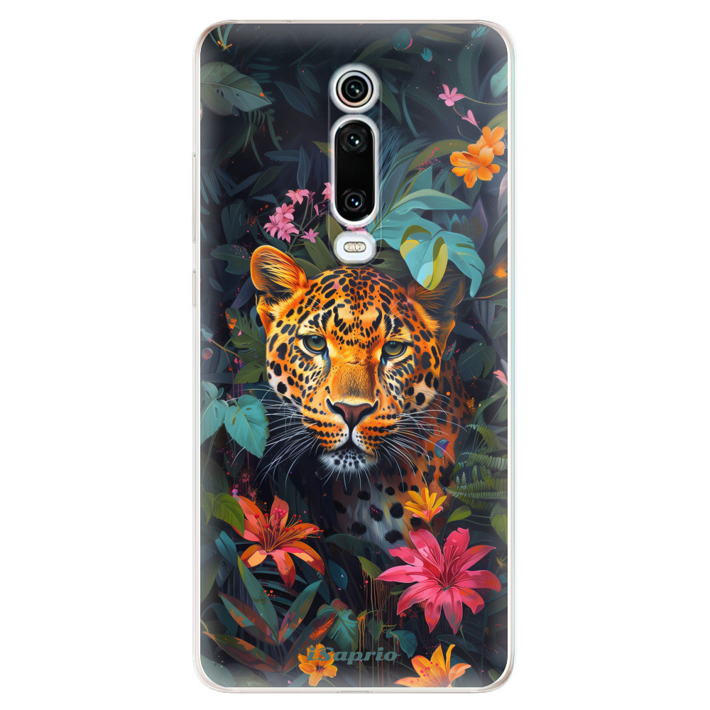 Odolné silikónové puzdro iSaprio - Flower Jaguar - Xiaomi Mi 9T Pro
