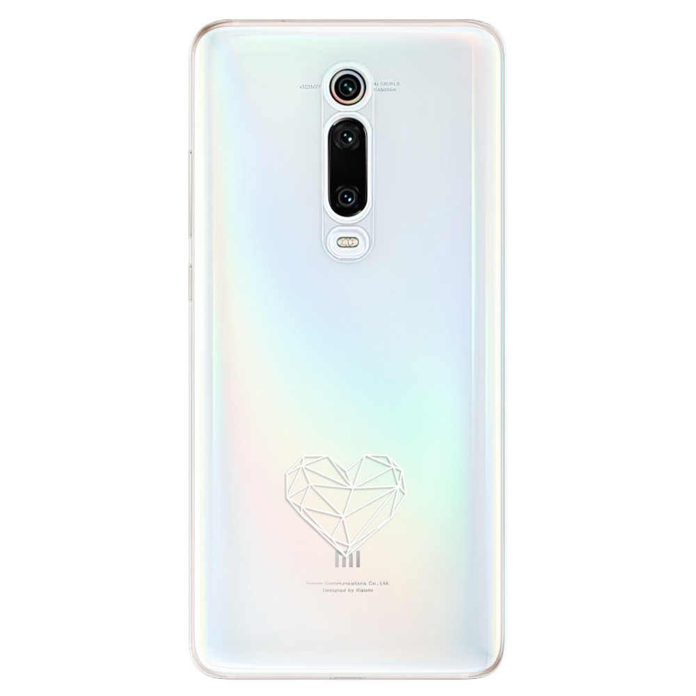 Odolné silikónové puzdro iSaprio - čiré - Digital Love - Xiaomi Mi 9T Pro