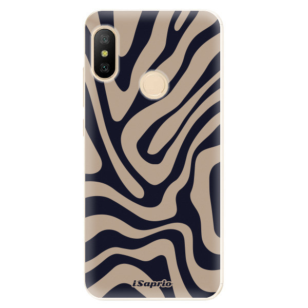 Odolné silikónové puzdro iSaprio - Zebra Black - Xiaomi Mi A2 Lite