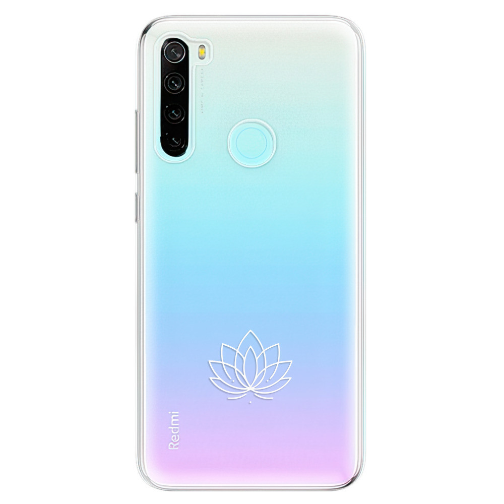 Odolné silikónové puzdro iSaprio - čiré - Lotos - Xiaomi Redmi Note 8