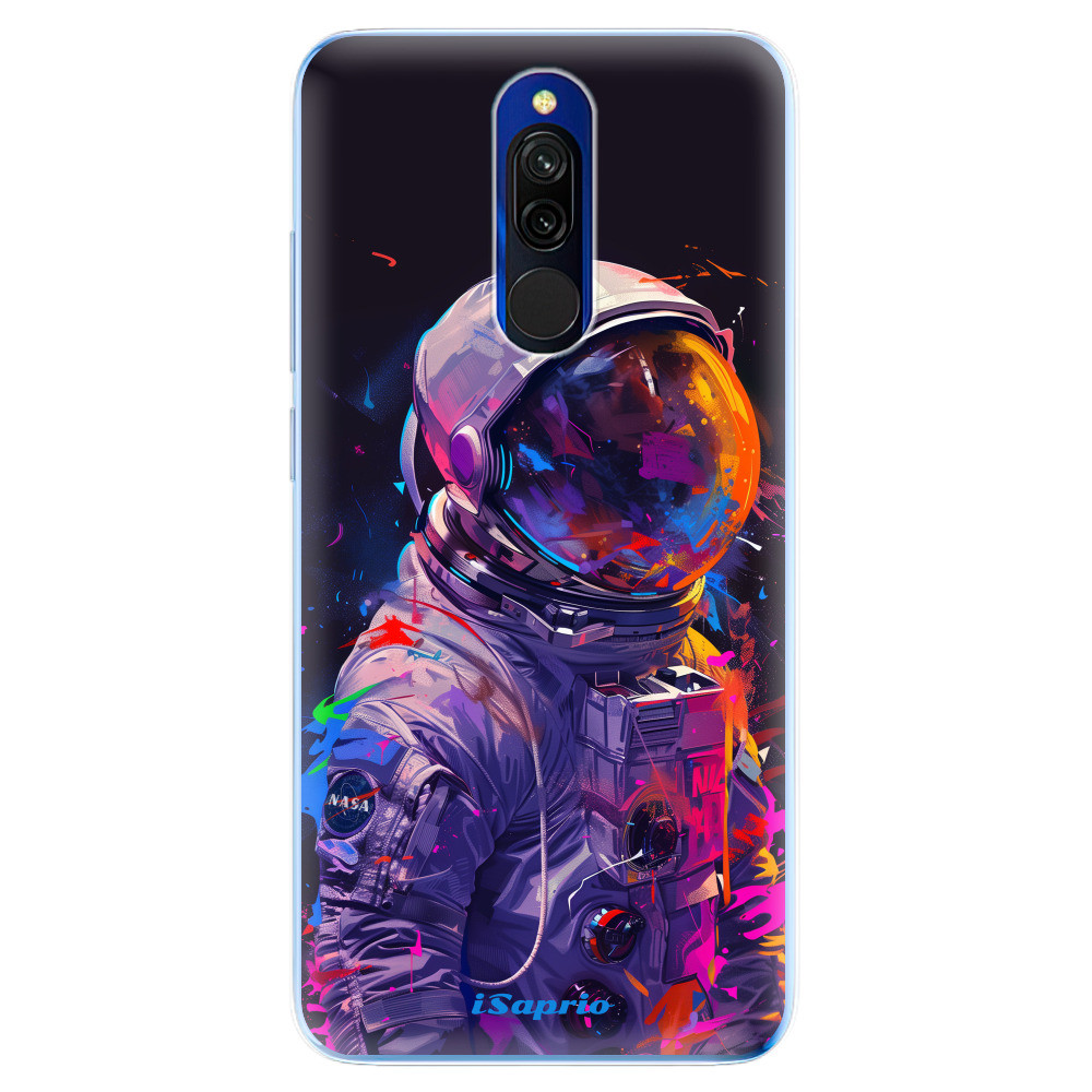 Odolné silikónové puzdro iSaprio - Neon Astronaut - Xiaomi Redmi 8