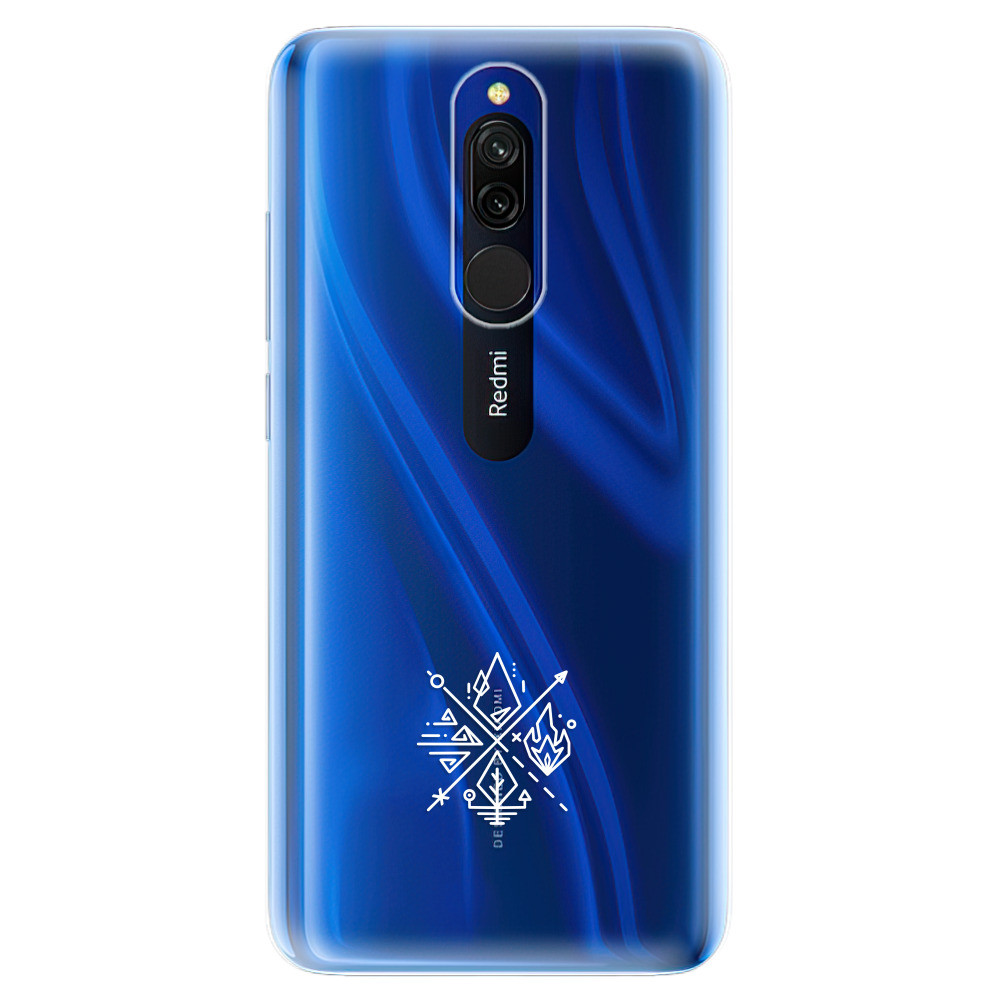 Odolné silikónové puzdro iSaprio - čiré - Elements - Xiaomi Redmi 8