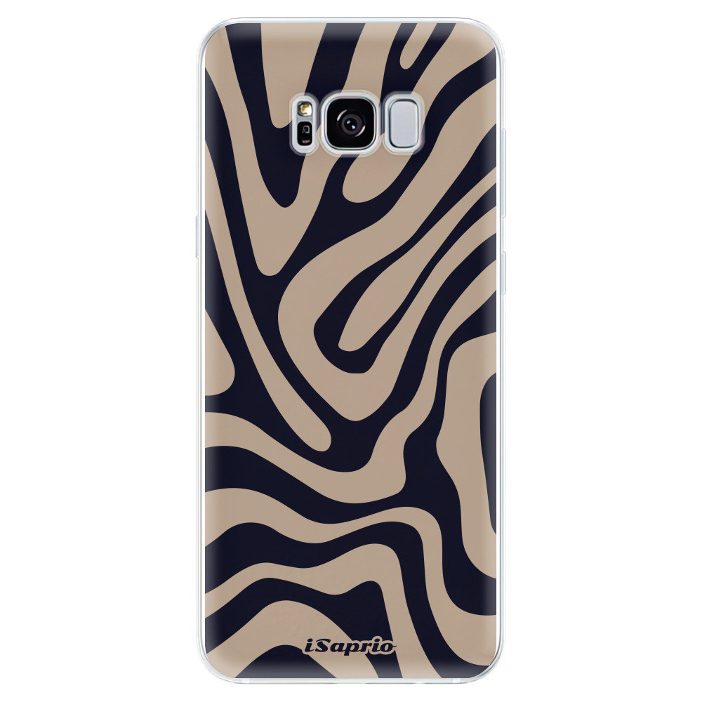 Odolné silikónové puzdro iSaprio - Zebra Black - Samsung Galaxy S8