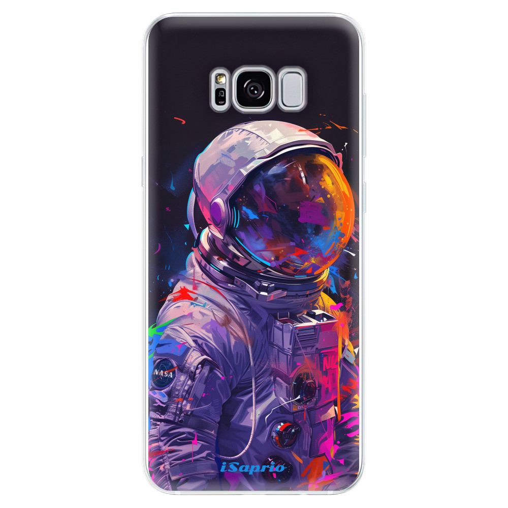 Odolné silikónové puzdro iSaprio - Neon Astronaut - Samsung Galaxy S8