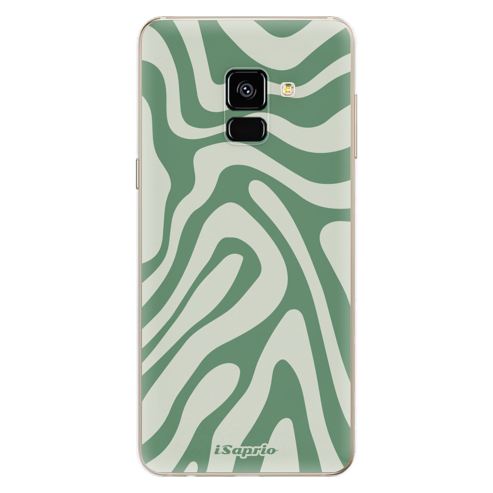 Odolné silikónové puzdro iSaprio - Zebra Green - Samsung Galaxy A8 2018