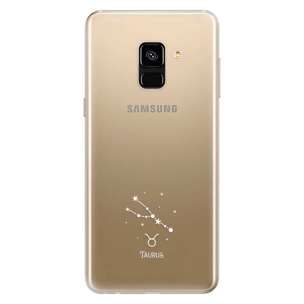 Odolné silikónové puzdro iSaprio - čiré - Býk - Samsung Galaxy A8 2018