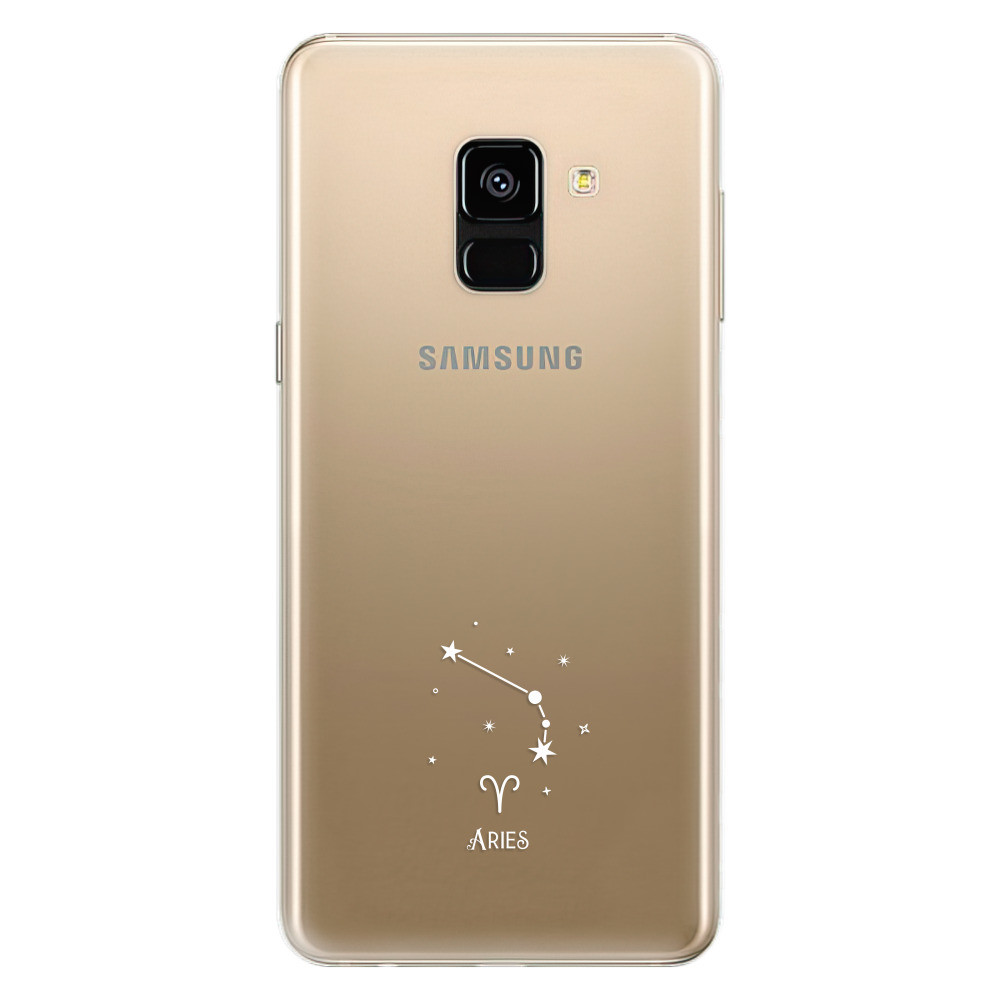 Odolné silikónové puzdro iSaprio - čiré - Beran - Samsung Galaxy A8 2018