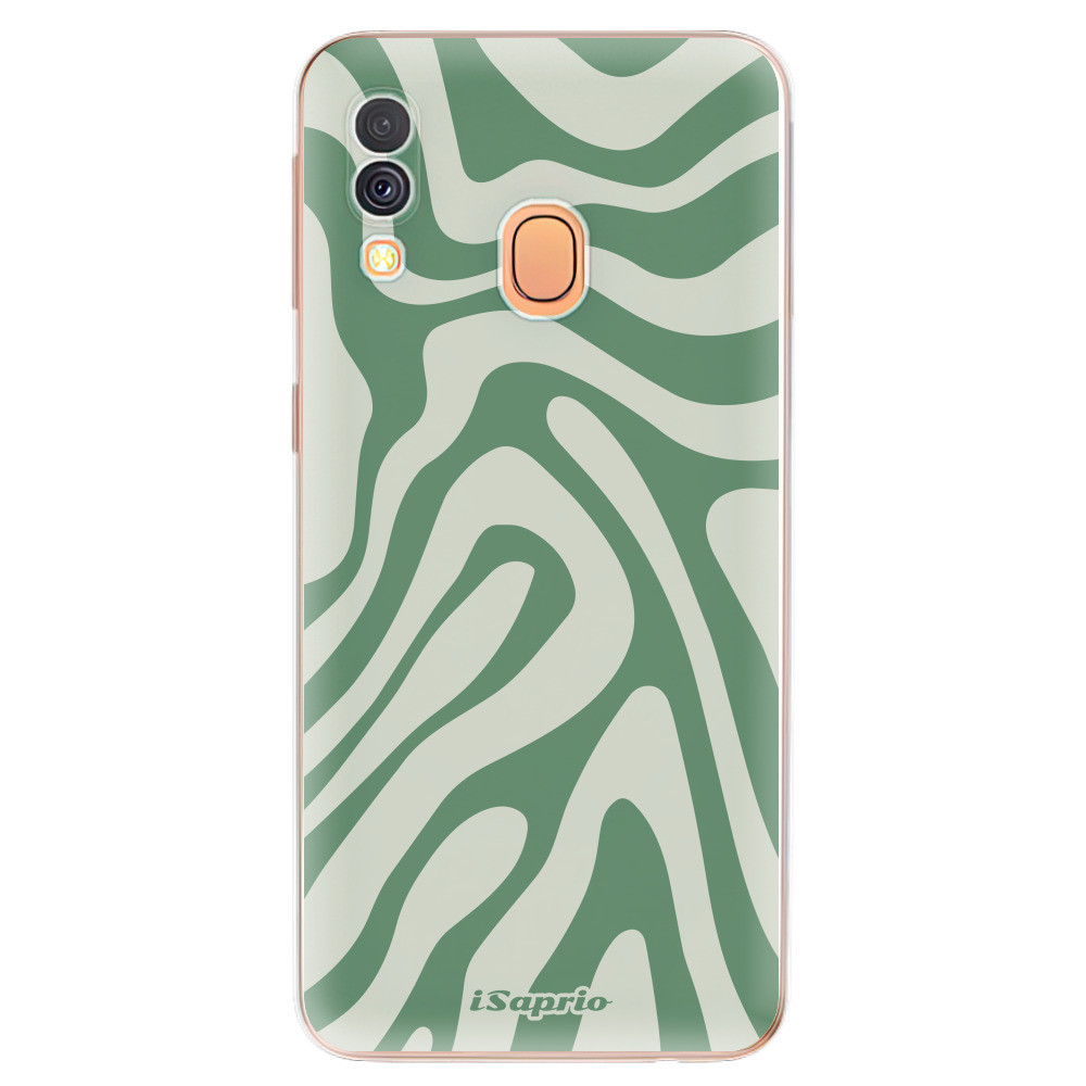 Odolné silikónové puzdro iSaprio - Zebra Green - Samsung Galaxy A40