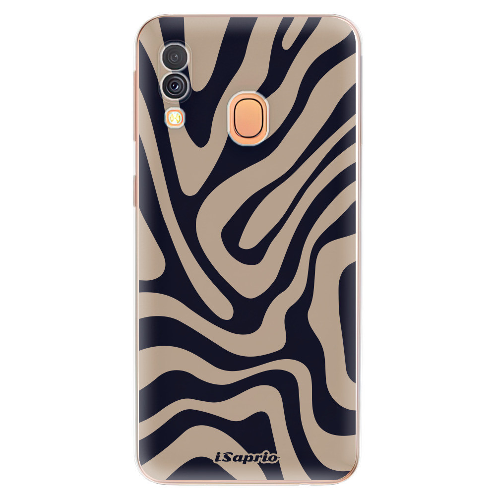 Odolné silikónové puzdro iSaprio - Zebra Black - Samsung Galaxy A40