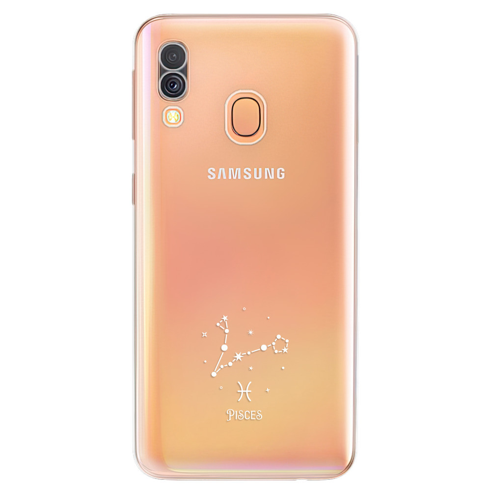 Odolné silikónové puzdro iSaprio - čiré - Ryby - Samsung Galaxy A40