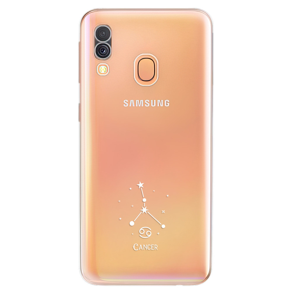 Odolné silikónové puzdro iSaprio - čiré - Rak - Samsung Galaxy A40
