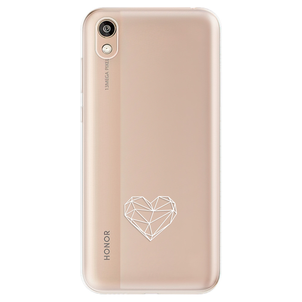 Odolné silikónové puzdro iSaprio - čiré - Digital Love - Huawei Honor 8S