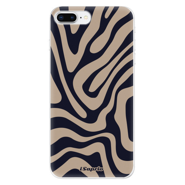 Odolné silikónové puzdro iSaprio - Zebra Black - iPhone 8 Plus