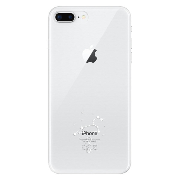 Odolné silikónové puzdro iSaprio - čiré - Lev - iPhone 8 Plus