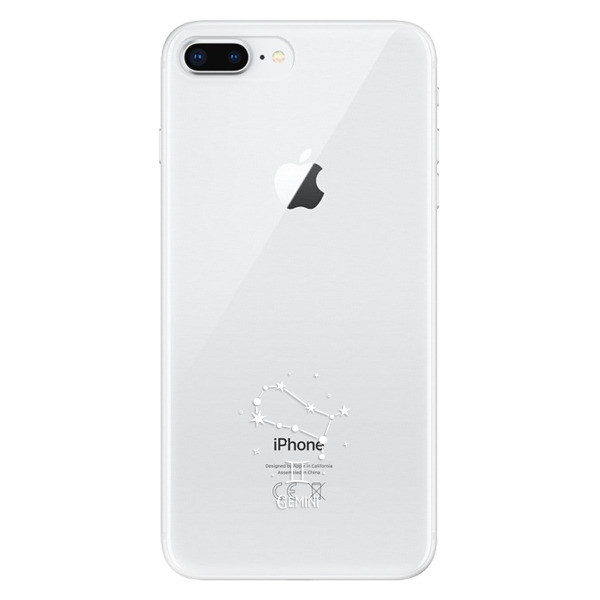 Odolné silikónové puzdro iSaprio - čiré - Blíženci - iPhone 8 Plus