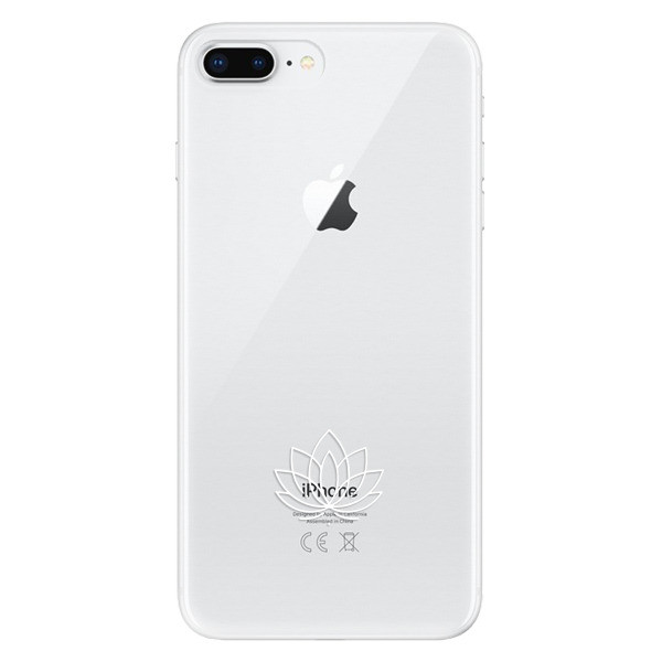 Odolné silikónové puzdro iSaprio - čiré - Lotos - iPhone 8 Plus