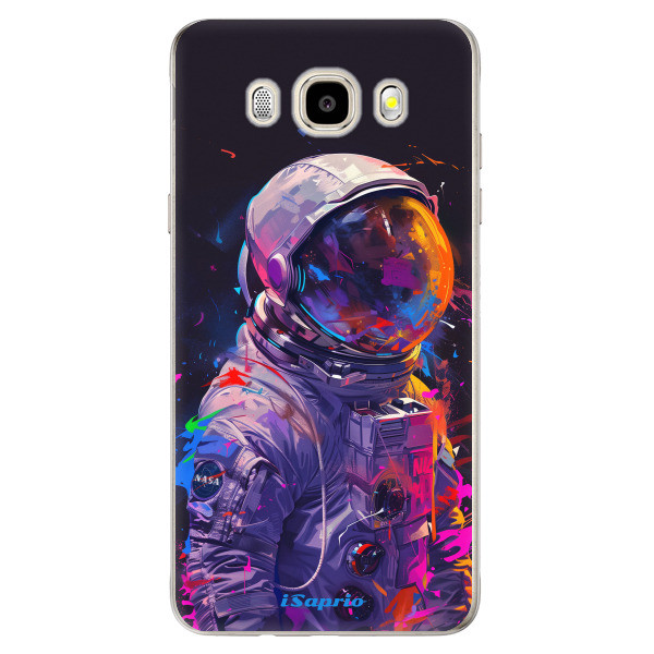 Odolné silikónové puzdro iSaprio - Neon Astronaut - Samsung Galaxy J5 2016