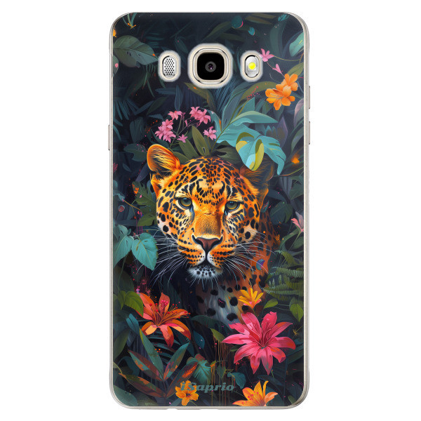 Odolné silikónové puzdro iSaprio - Flower Jaguar - Samsung Galaxy J5 2016