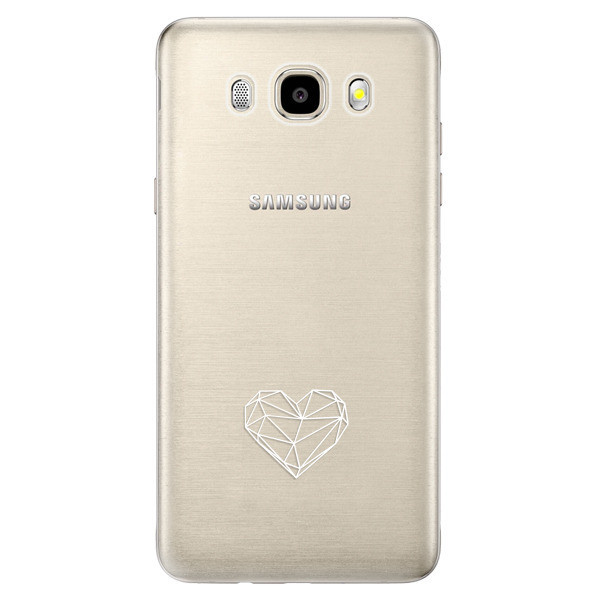 Odolné silikónové puzdro iSaprio - čiré - Digital Love - Samsung Galaxy J5 2016
