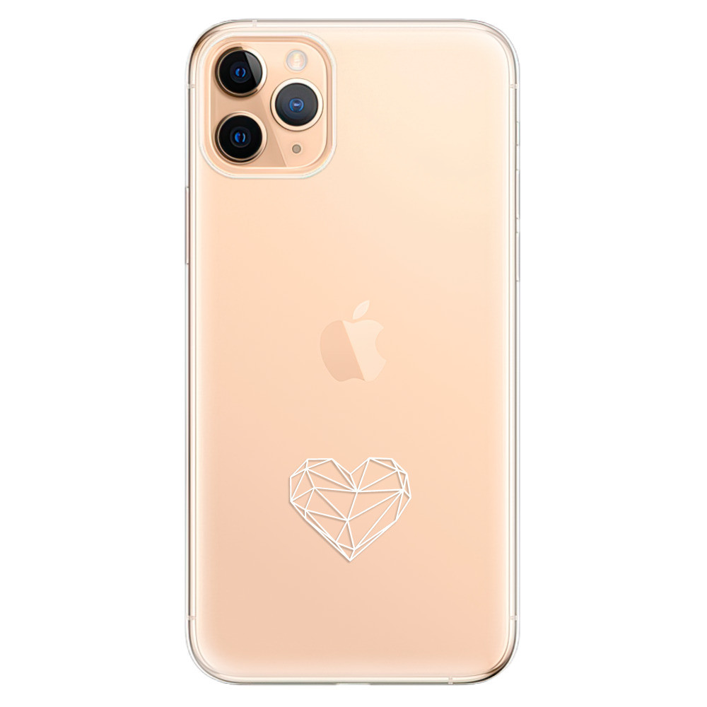 Odolné silikónové puzdro iSaprio - čiré - Digital Love - iPhone 11 Pro Max