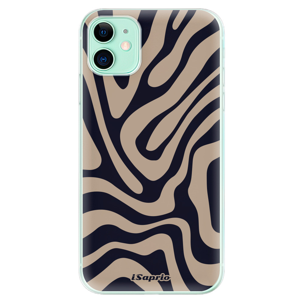 Odolné silikónové puzdro iSaprio - Zebra Black - iPhone 11