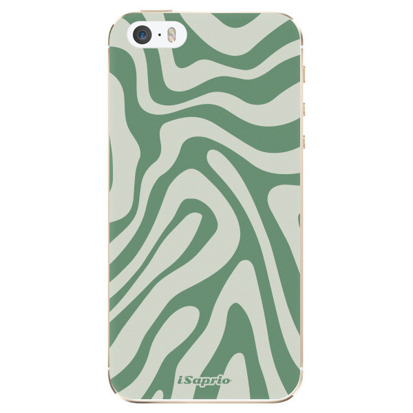 Odolné silikónové puzdro iSaprio - Zebra Green - iPhone 5/5S/SE