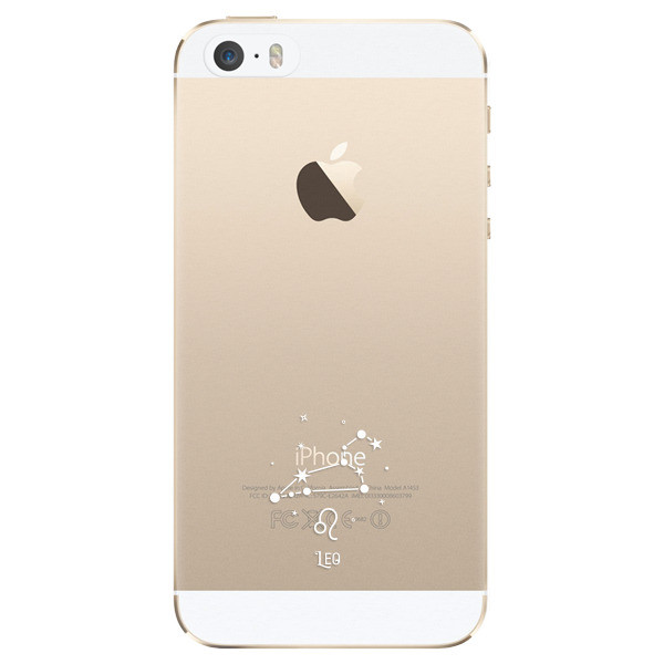Odolné silikónové puzdro iSaprio - čiré - Lev - iPhone 5/5S/SE