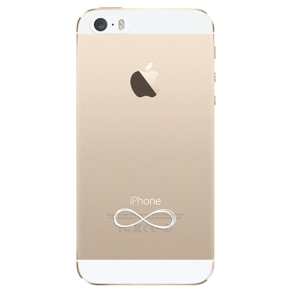 Odolné silikónové puzdro iSaprio - čiré - Infinity - iPhone 5/5S/SE