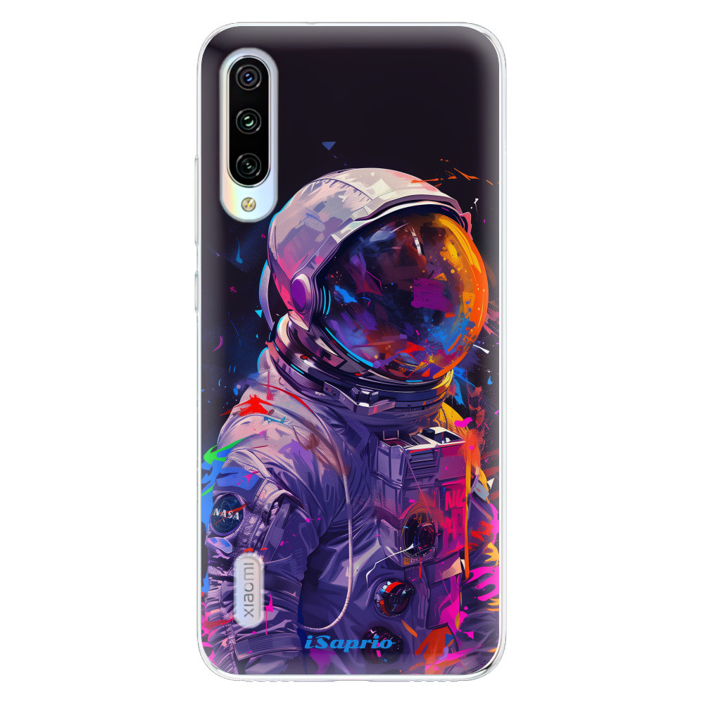 Odolné silikónové puzdro iSaprio - Neon Astronaut - Xiaomi Mi A3