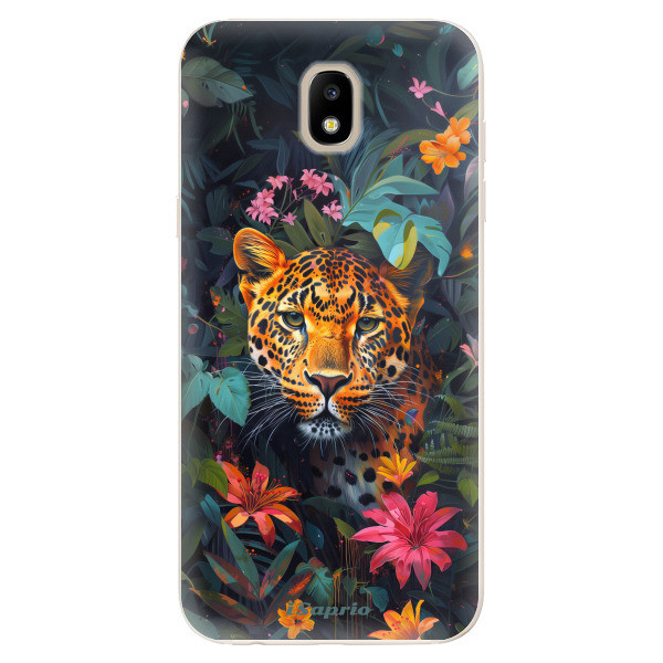 Odolné silikónové puzdro iSaprio - Flower Jaguar - Samsung Galaxy J5 2017