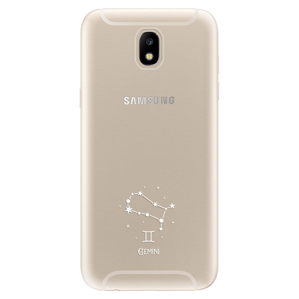 Odolné silikónové puzdro iSaprio - čiré - Blíženci - Samsung Galaxy J5 2017