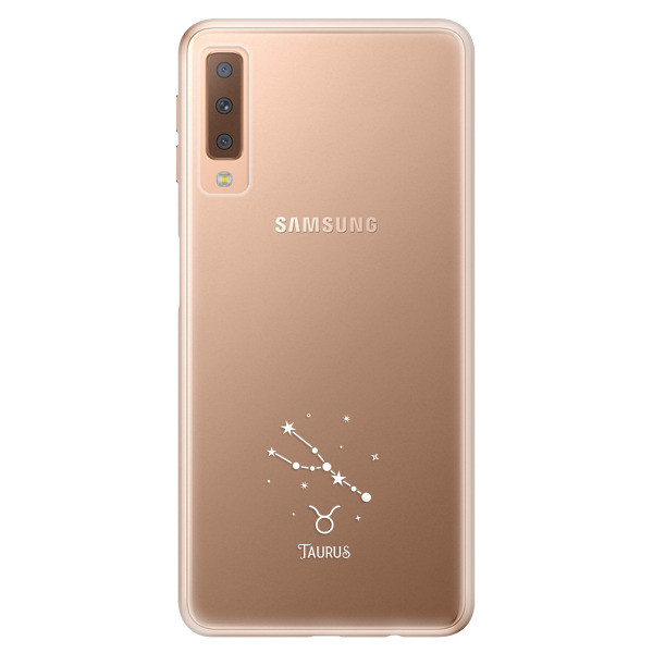 Odolné silikónové puzdro iSaprio - čiré - Býk - Samsung Galaxy A7 (2018)