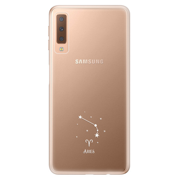 Odolné silikónové puzdro iSaprio - čiré - Beran - Samsung Galaxy A7 (2018)