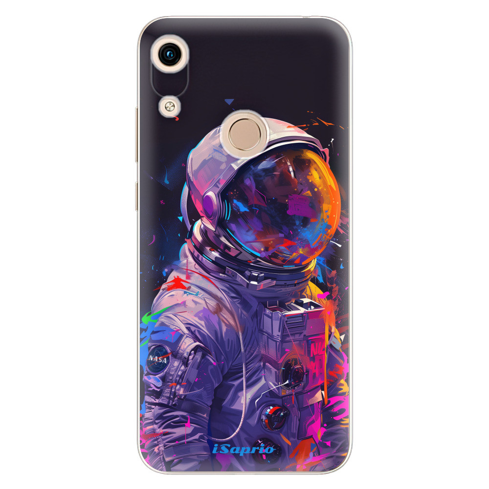 Odolné silikónové puzdro iSaprio - Neon Astronaut - Huawei Honor 8A