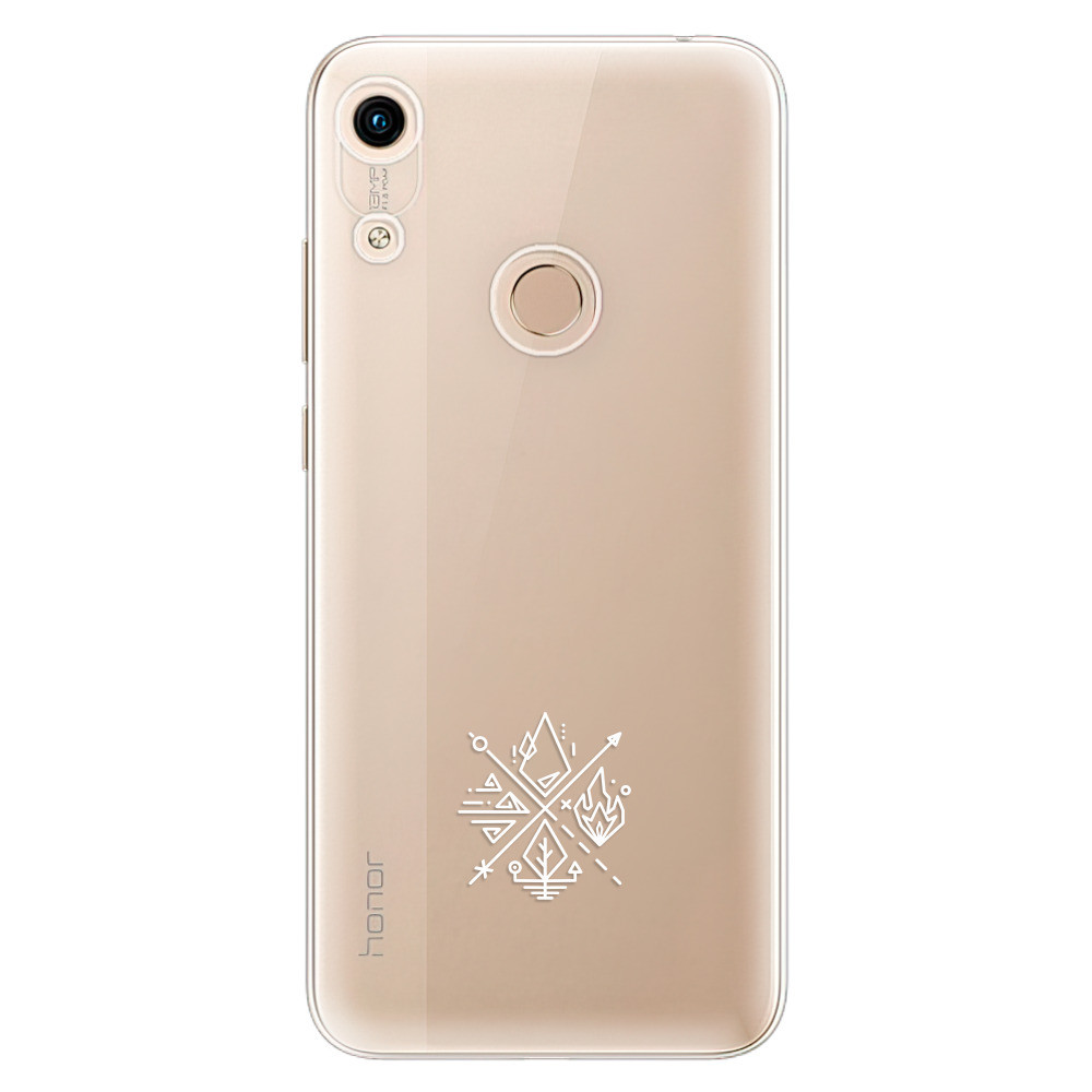 Odolné silikónové puzdro iSaprio - čiré - Elements - Huawei Honor 8A