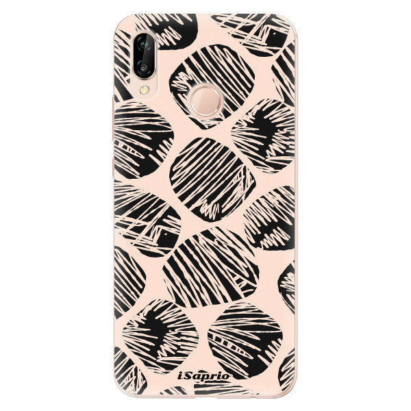 Odolné silikónové puzdro iSaprio - Shapes - Huawei P20 Lite