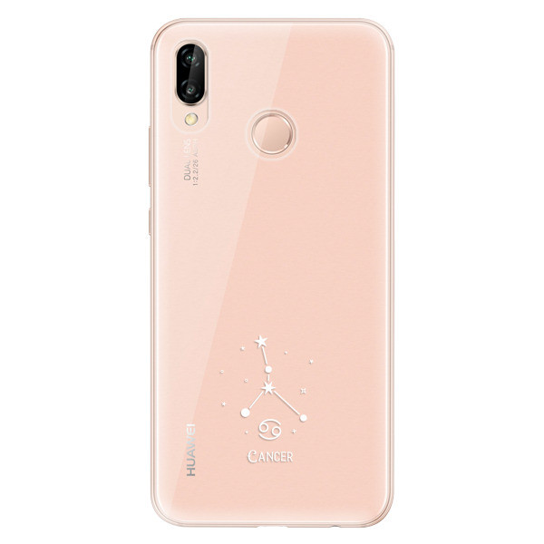 Odolné silikónové puzdro iSaprio - čiré - Rak - Huawei P20 Lite